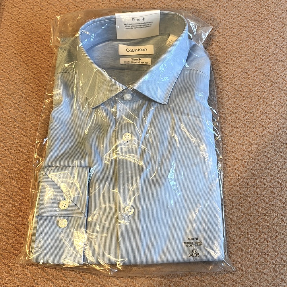 Calvin Klein Slim-Fit non-iron dress shirt